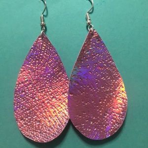 Leather earrings